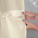 Protect360° Shower Curtain Liner, Snap-in, Antimicrobial, Polyester, 70x57, Beige